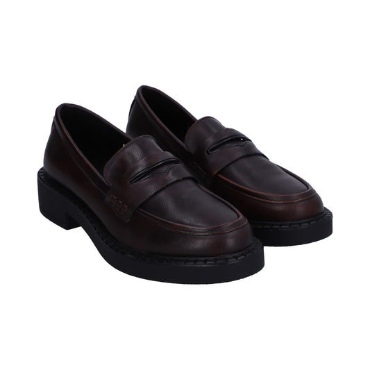 Mocasín Dama Berlin Café con Antifaz