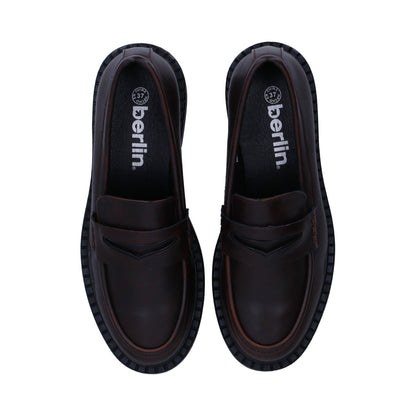Mocasín Dama Berlin Café con Antifaz