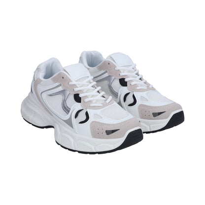 Tenis Casual Dama Blanco Gris