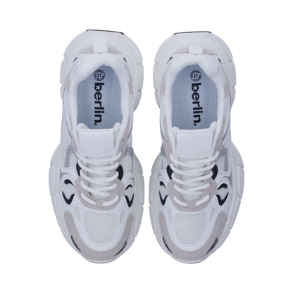 Tenis Casual Dama Blanco Gris