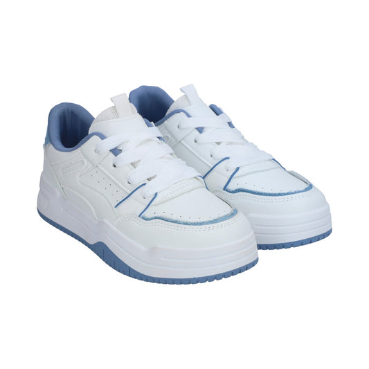 Tenis Casual Dama Blanco-azul