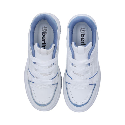 Tenis Casual Dama Blanco-azul