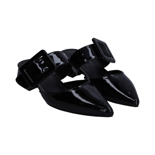 Zapatilla Dama Berlin Destalonada Charol Negra