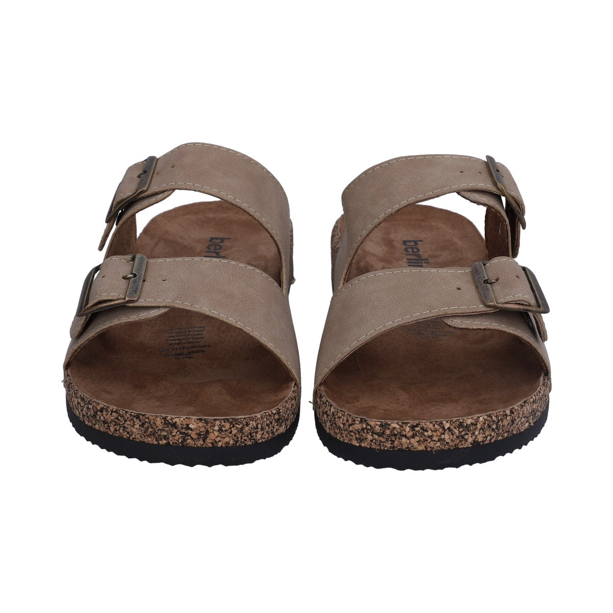 Sandalia Casual Caballero Taupe Ajustable