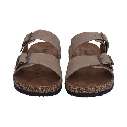 Sandalia Casual Caballero Taupe Ajustable