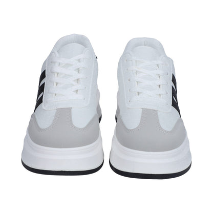 Tenis Dama Casual Berlin Blanco Suela De Caja Y Agujetas