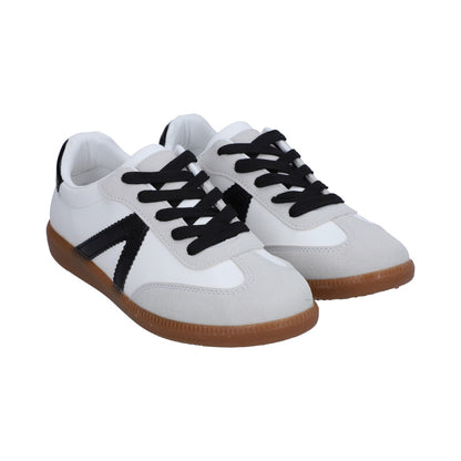 Tenis Casual Dama Blanco-negro