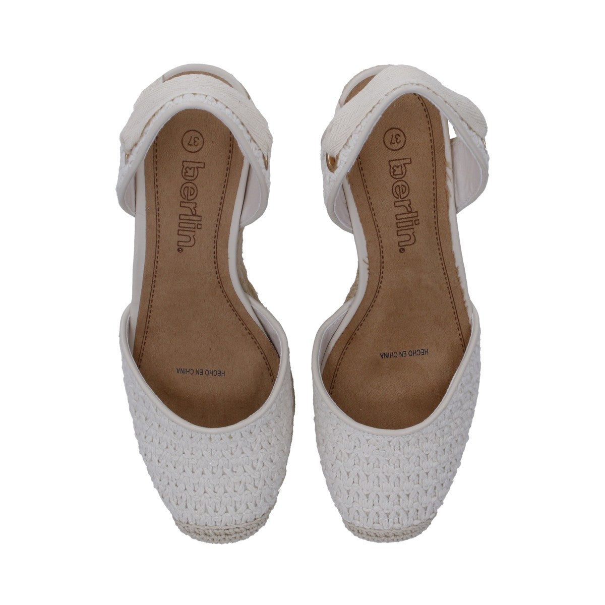 Alpargata Casual Dama Beige Plataforma Liston