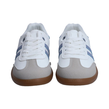 Tenis Dama Casual Berlin Blanco Y Azul