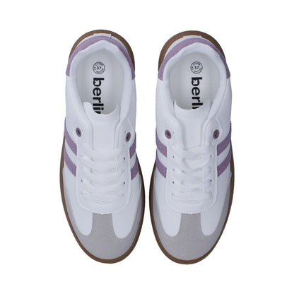 Tenis Dama Casual Berlin Blanco Y Lila