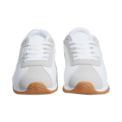Tenis Dama Casual Berlin Blanco Y Gris