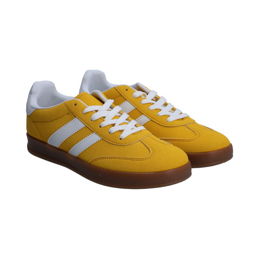 Tenis Dama Casual Berlin Amarillo Y Blanco