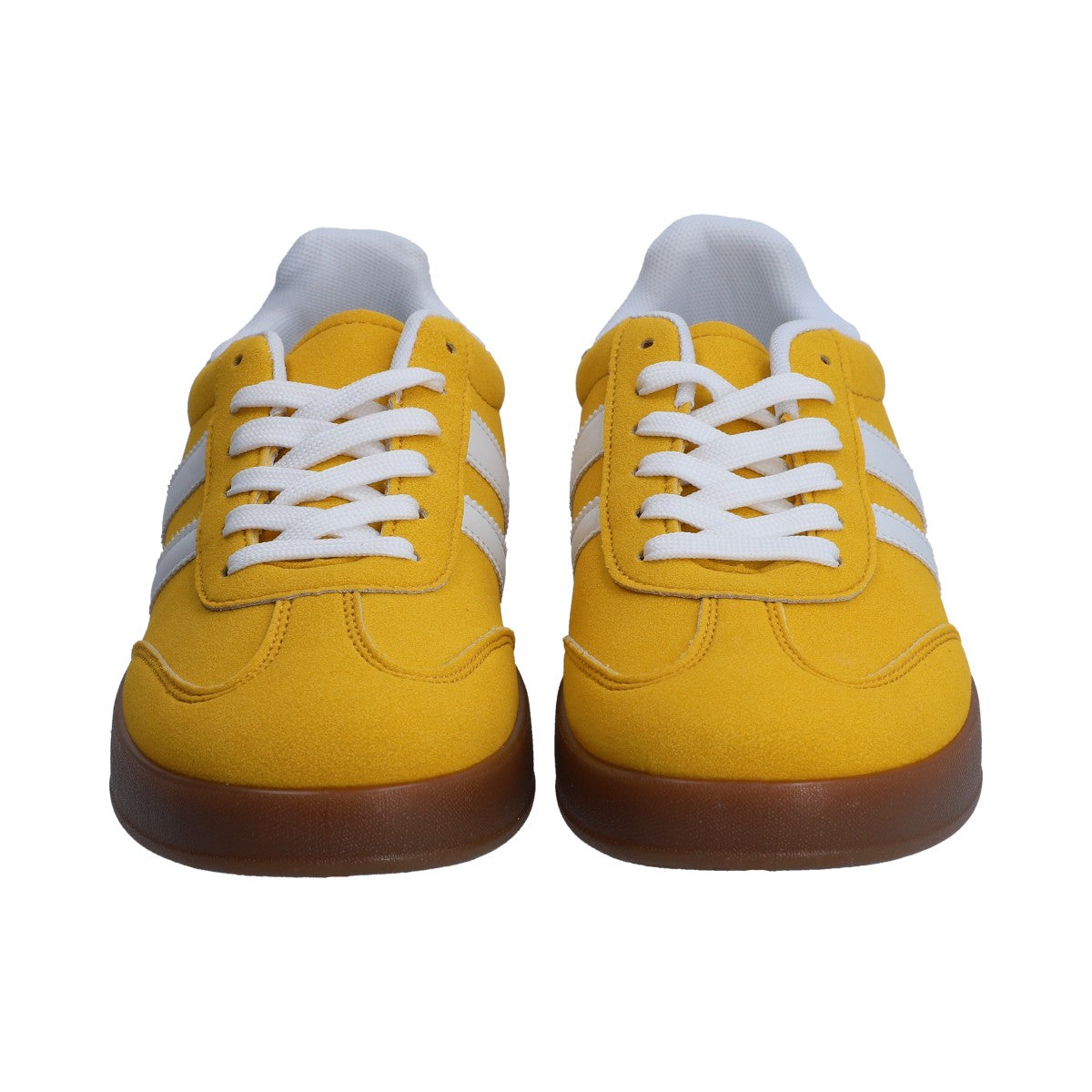Tenis Dama Casual Berlin Amarillo Y Blanco