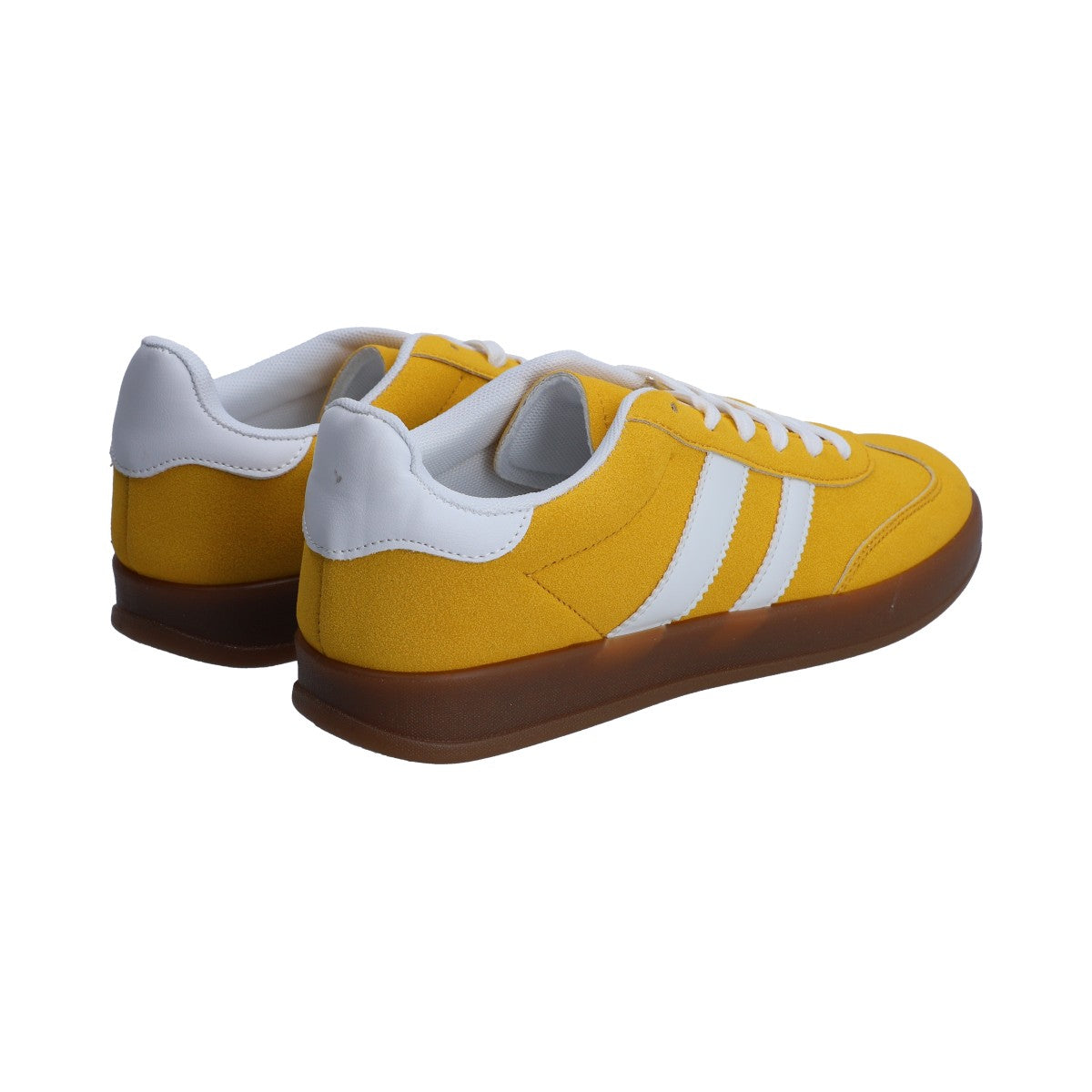 Tenis Dama Casual Berlin Amarillo Y Blanco