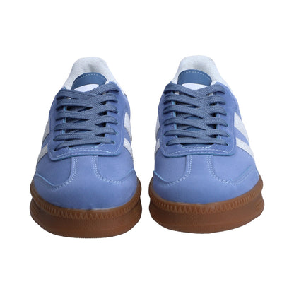 Tenis Dama Casual Berlin Azul Y Blanco