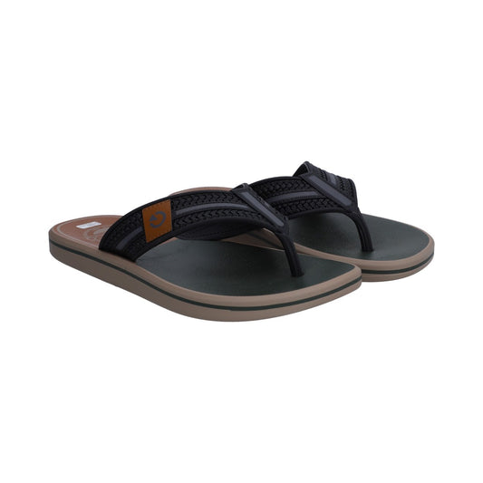 Sandalia Casual Caballero Negra Pata de Gallo