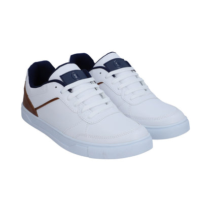 Tenis Caballero Berlin Blanco y Marrón