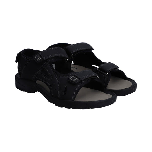 Sandalia Caballero Berlin Negra Ajustable