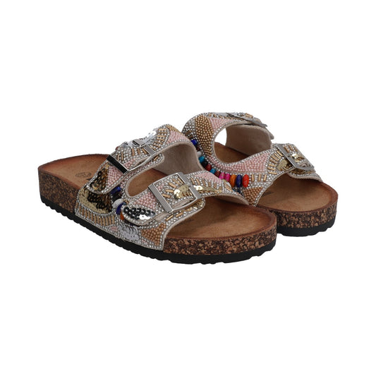 Sandalia Casual Dama Berlin Multicolor VerdeCristales