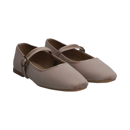Balerina Dama Berlin Textil Beige con Pulsera.