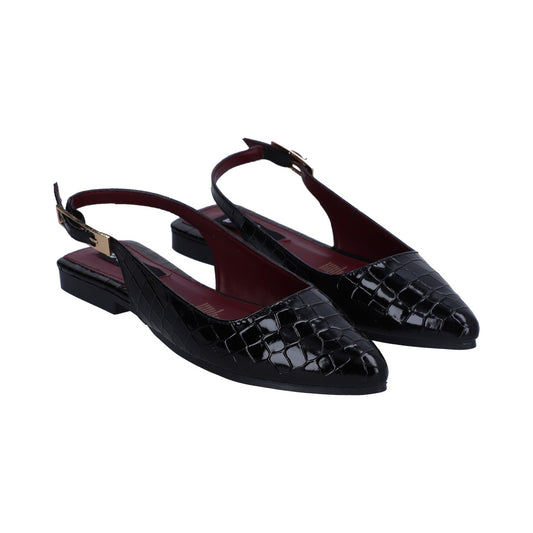 Balerina Dama Berlin Croco Negro Destalonada