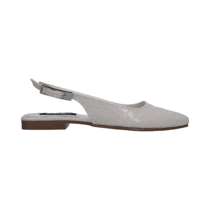 Balerina Dama Berlin Croco Hueso Destalonada
