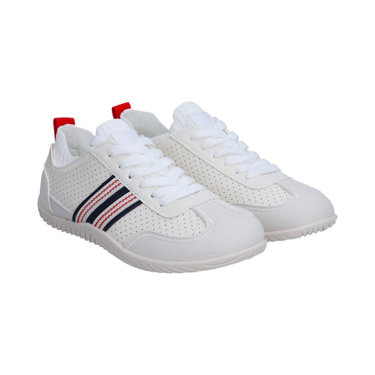 Tenis Casual Dama Berlin Blanco Suela Baja