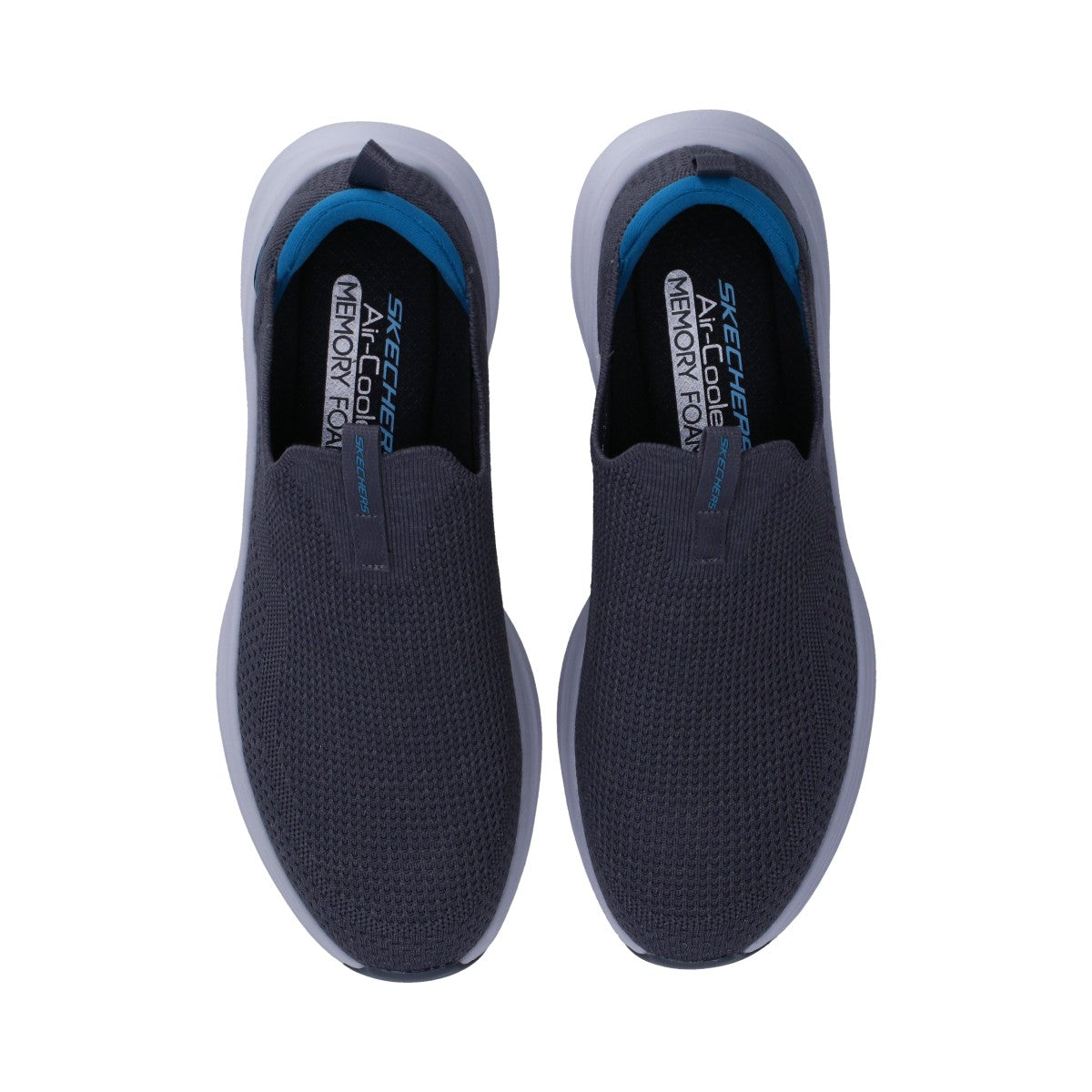 Tenis Skechers Caballero 232630Ccbl Textil Gris