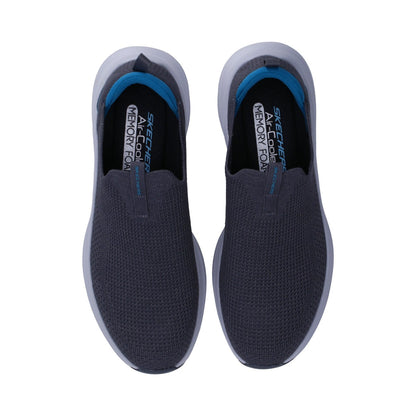 Tenis Skechers Caballero 232630Ccbl Textil Gris