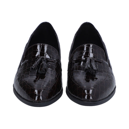 Mocasín Dama Berlin Croco Café