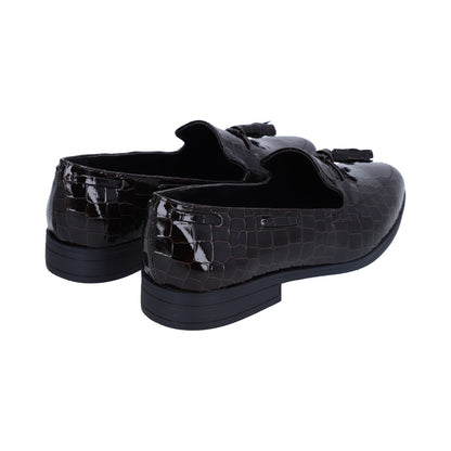 Mocasín Dama Berlin Croco Café