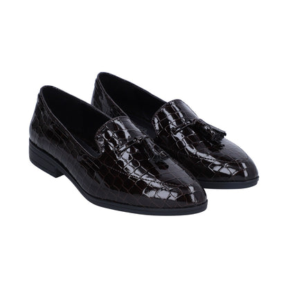Mocasín Dama Berlin Croco Café