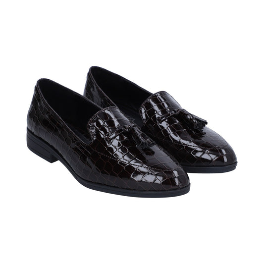 Mocasín Dama Berlin Croco Café