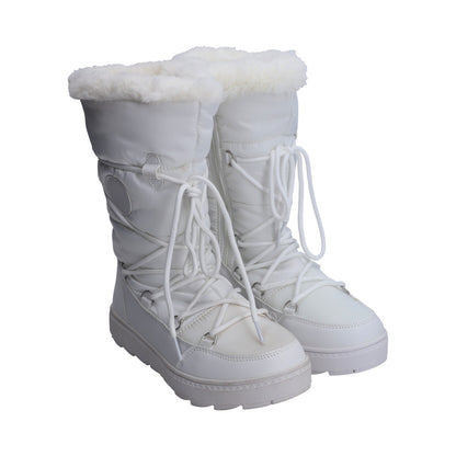 Bota De Nieve (Snowboot) Dama Textil Blanco