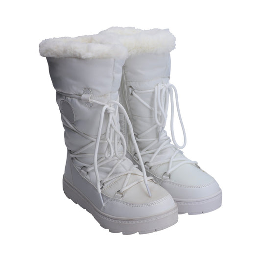 Bota De Nieve (Snowboot) Dama Textil Blanco