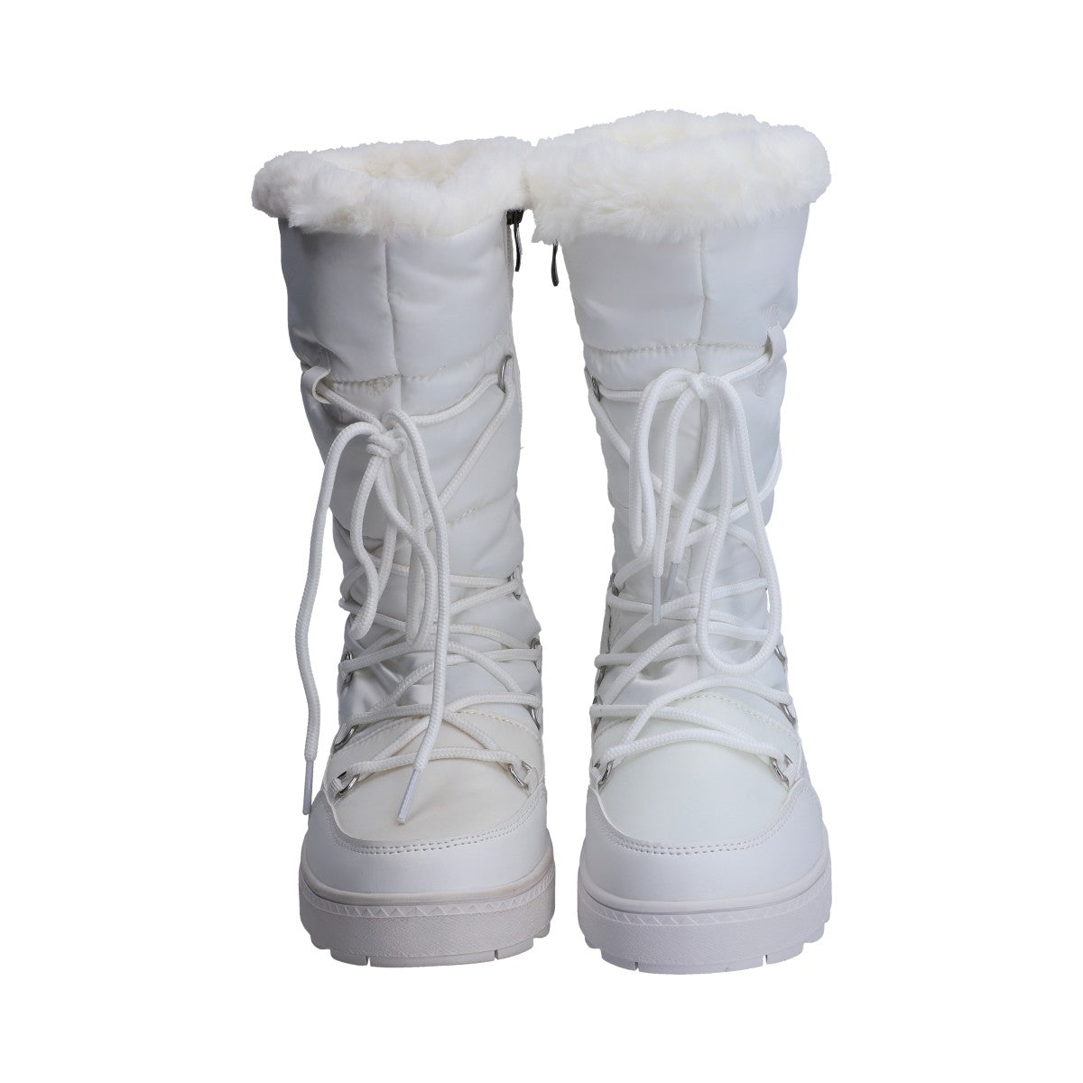 Bota De Nieve (Snowboot) Dama Textil Blanco